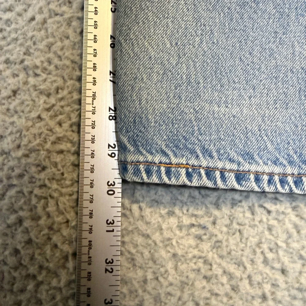Levi's 550 Relaxed Straight Leg Jeans Men W34 L30 Light Wash Blue Cotton Vintage